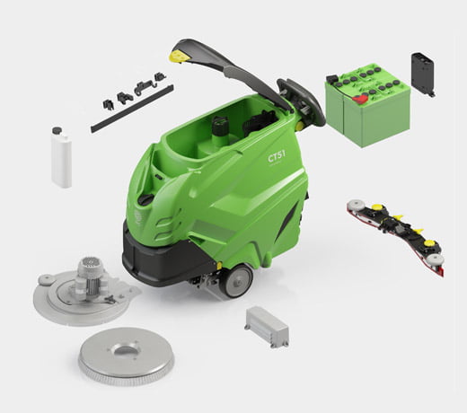 CT 51 Floor Scrubber - Image 2